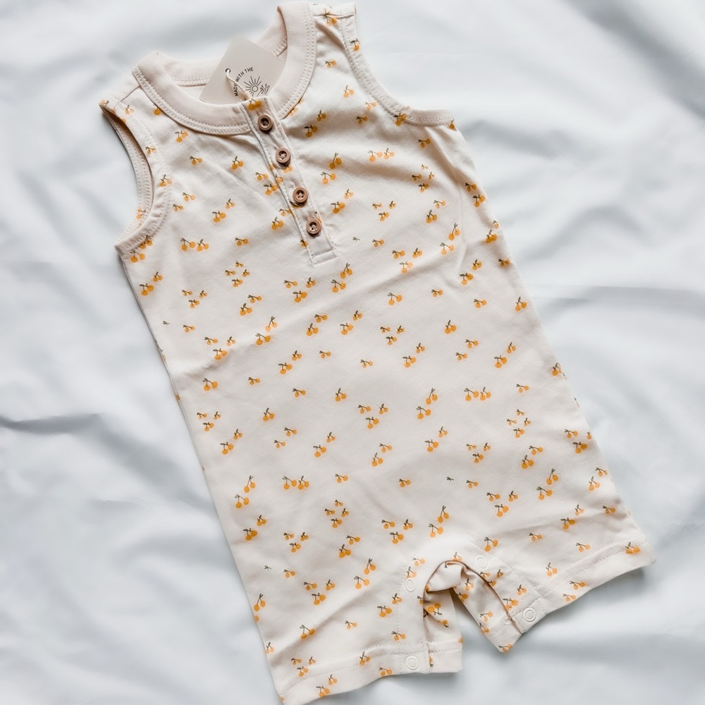 Polished Prints Golden Berries Romper